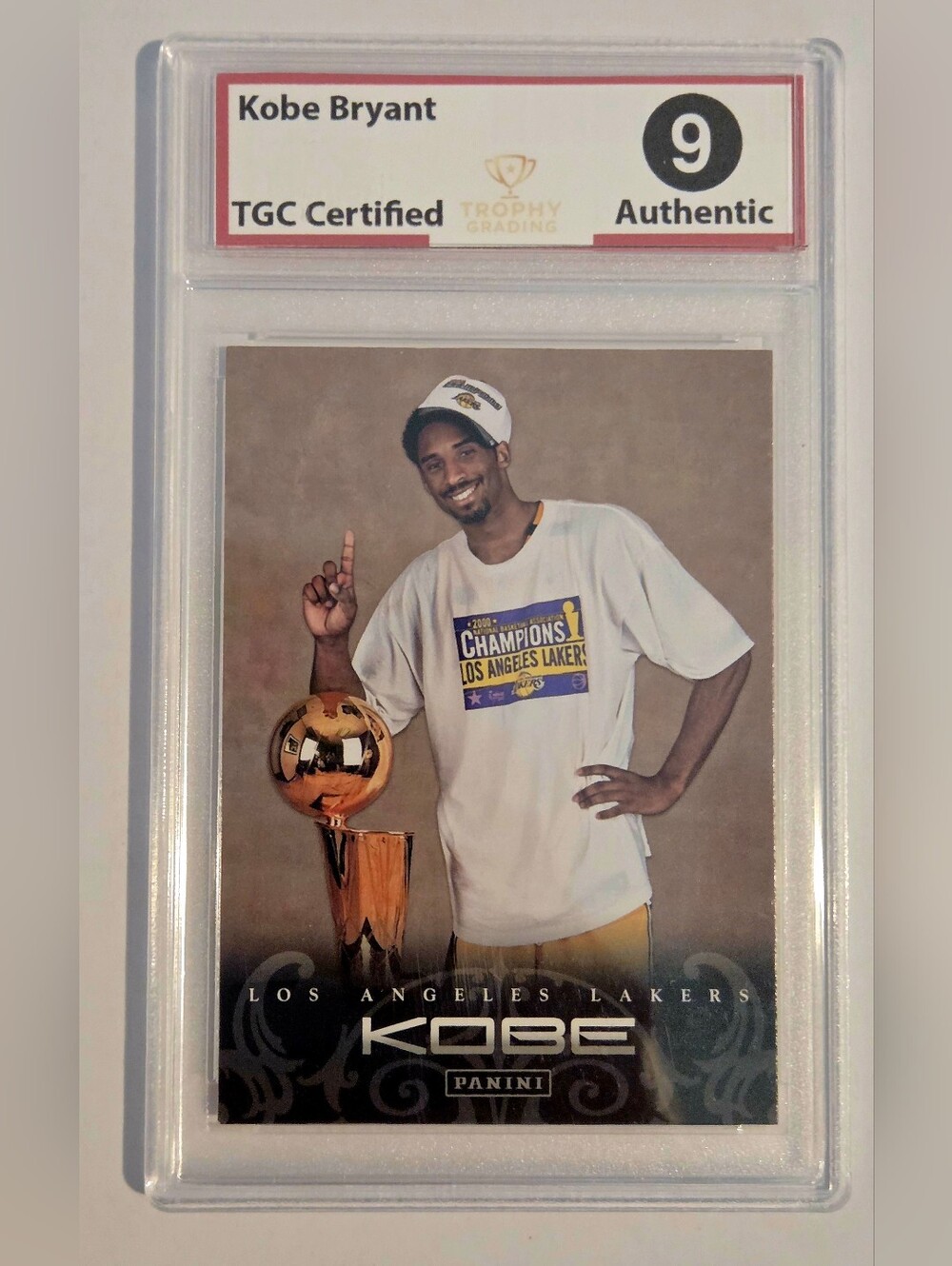 Kobe Bryant 2012 Panini Mint 9 Graded Basketball Card